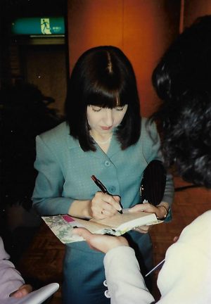 Signing Aromatherapy Books in Japan